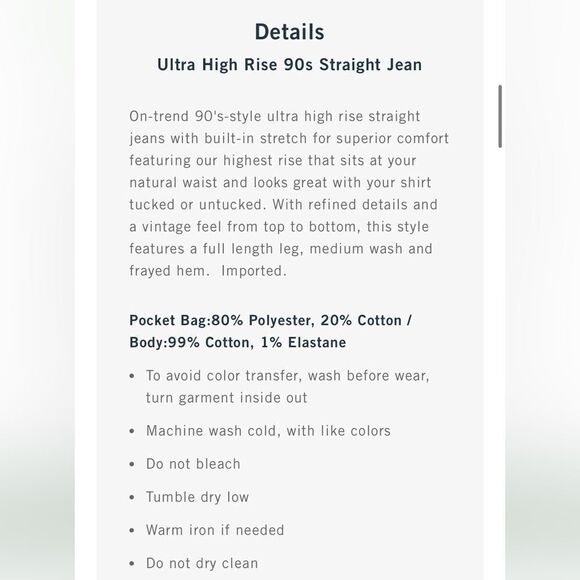 Abercrombie & Fitch Women's Straight Leg Jeans - Light Blue - Picture 3 of 8